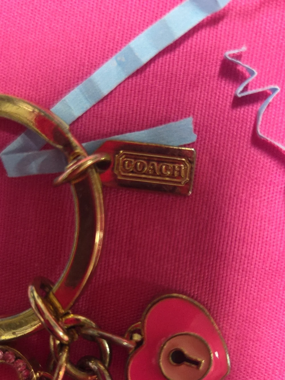 COACH: Gorgrous Like-New Keychain Or A Purse Charm. Y